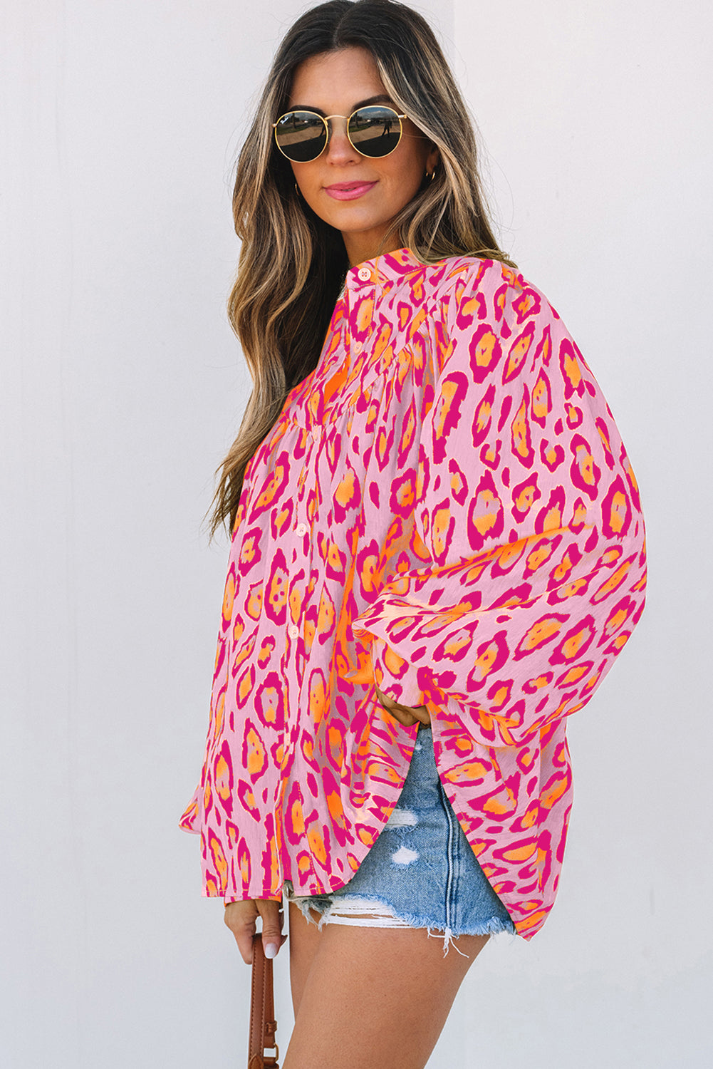 Wild Side Oversized Leopard Shirt
