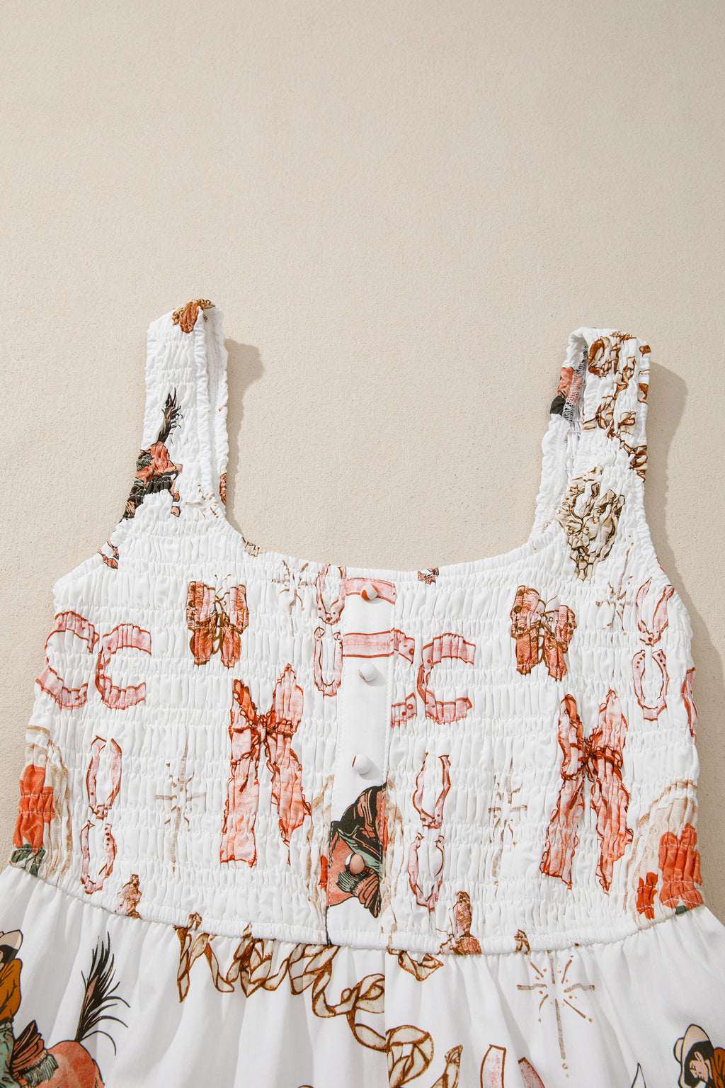 Lucky Horseshoe Western Midi Dress