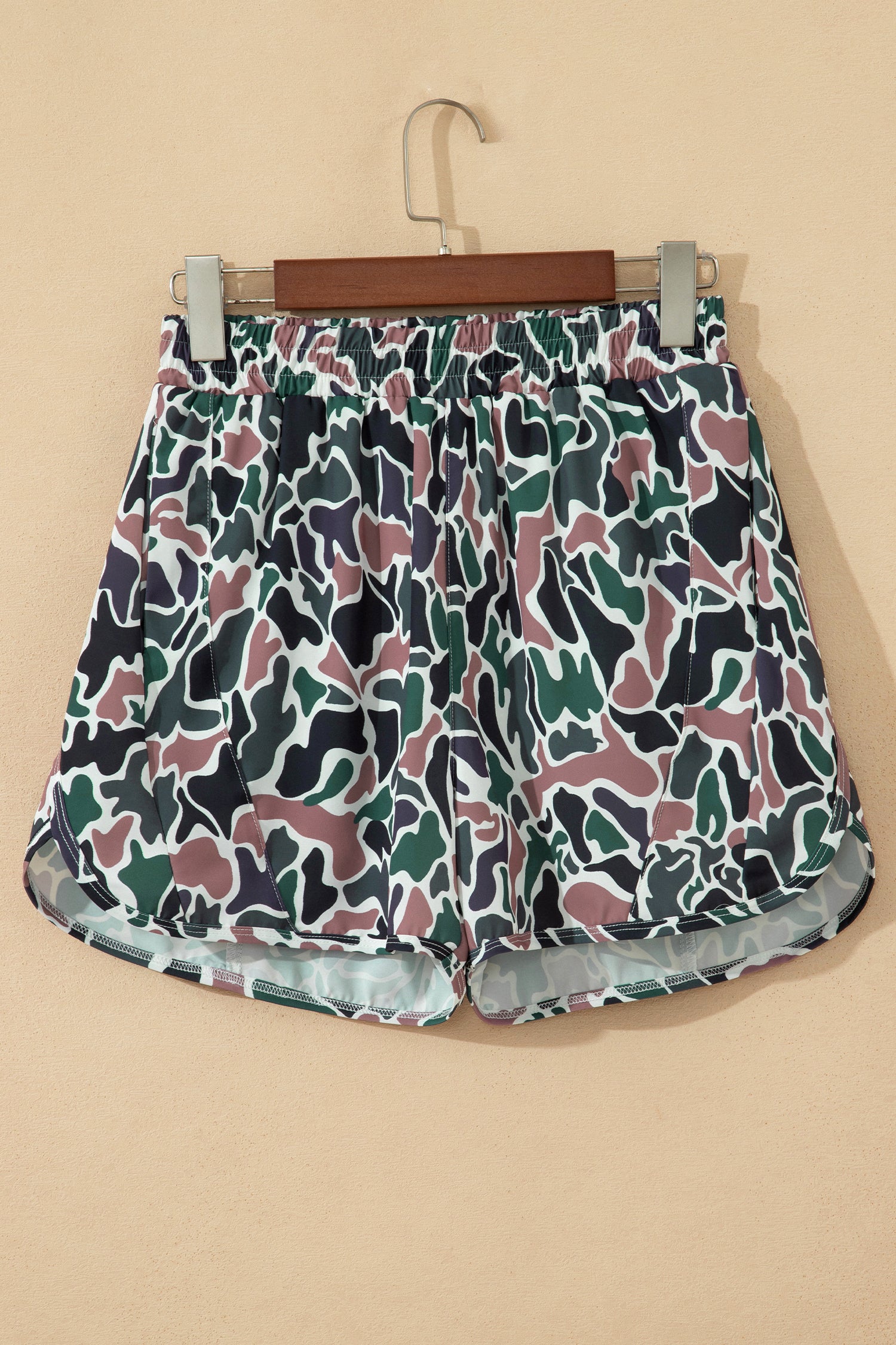 Retro Camo Athletic Shorts