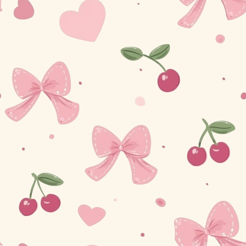 Sweet Bow Fruit Print Pajama Set