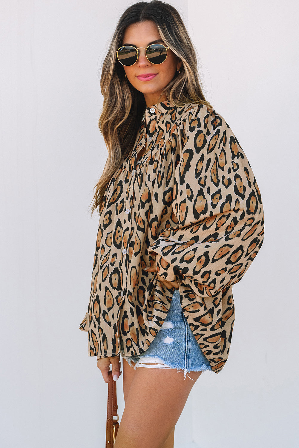 Wild Side Oversized Leopard Shirt