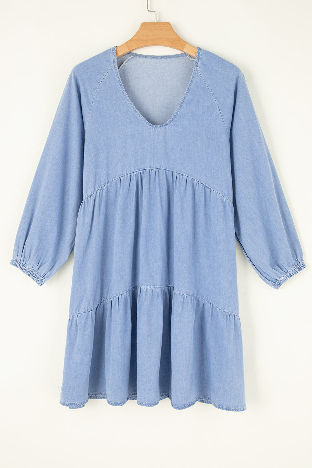 Southern Belle Chambray Mini Dress