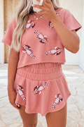 Louisiana Sequin Crawfish Skort Set