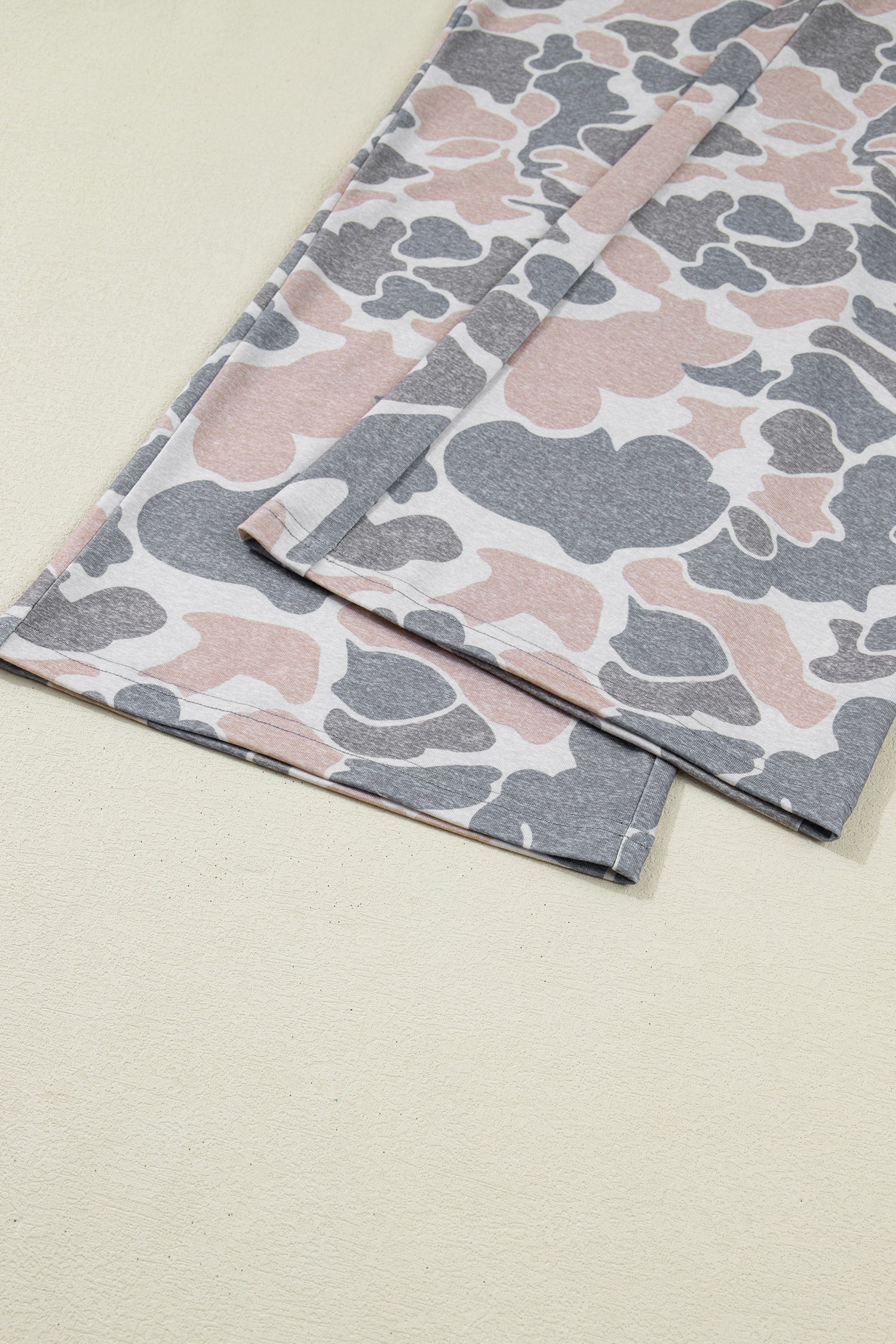 Retro Camo Wide Leg Pant Set