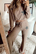 Retro Star Wide Leg Lounge Set