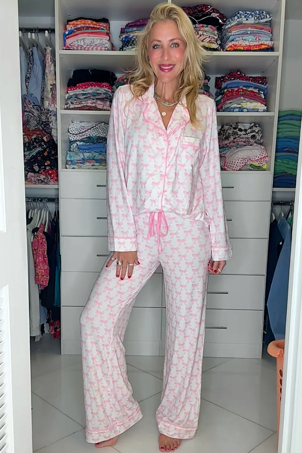 Sweet Bow Soft Pajama Set