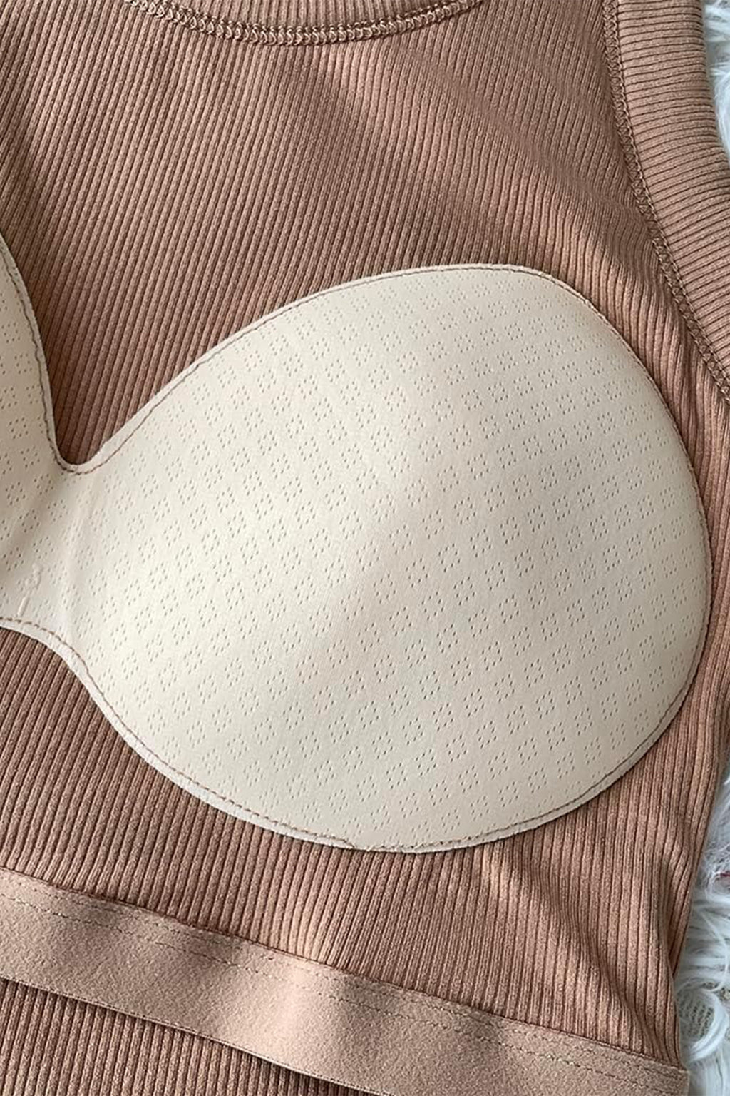 Everyday Ribbed Padded Tank