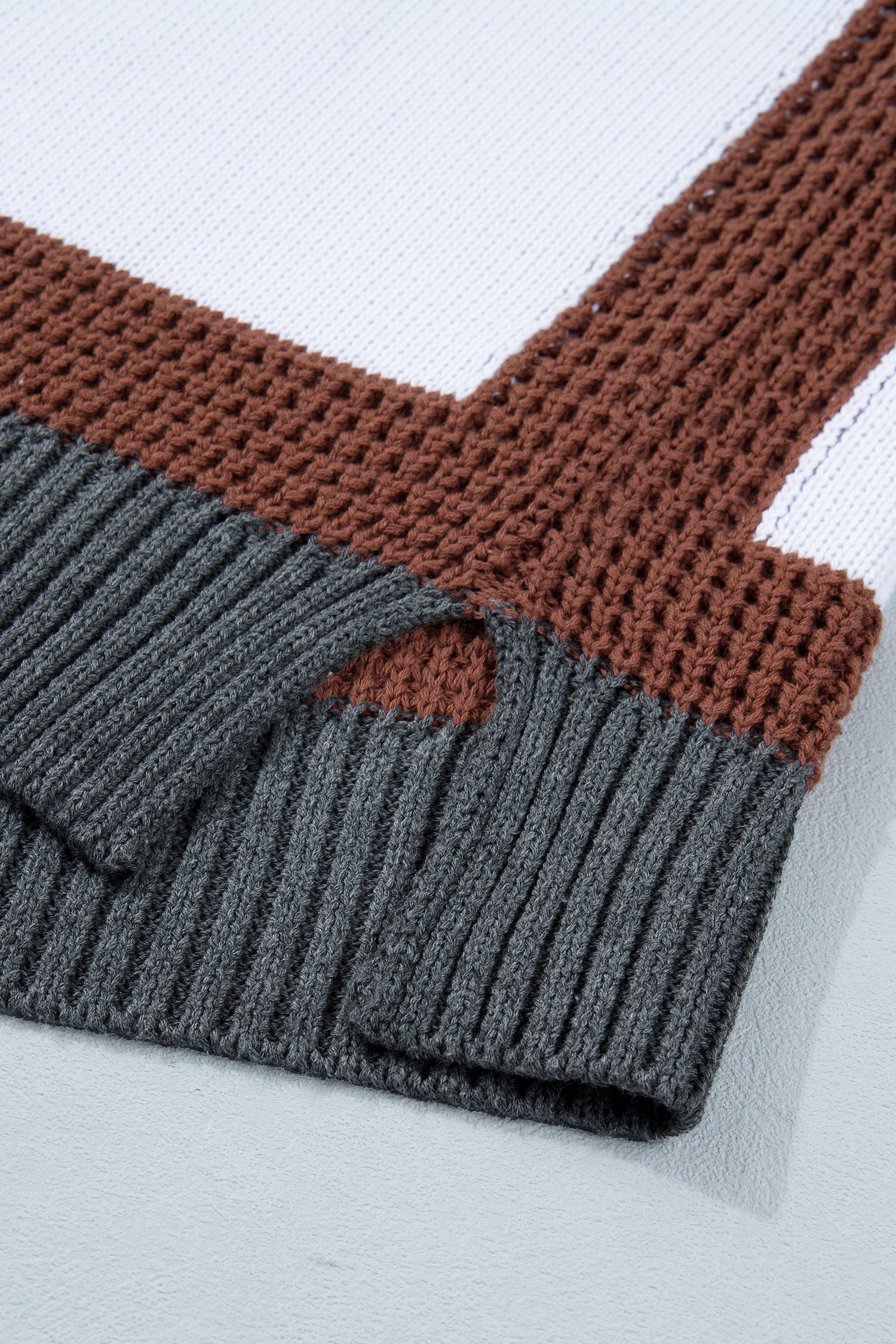 Western Horse Colorblock Sweater Vest