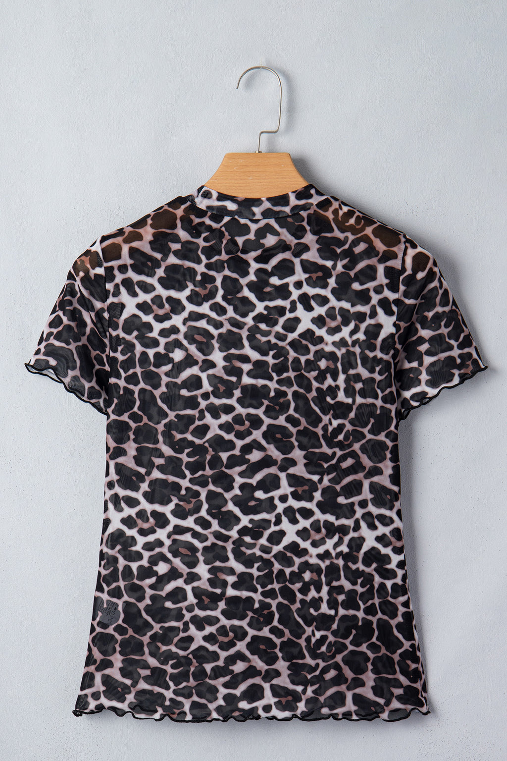 Wild Side Leopard Mesh Top
