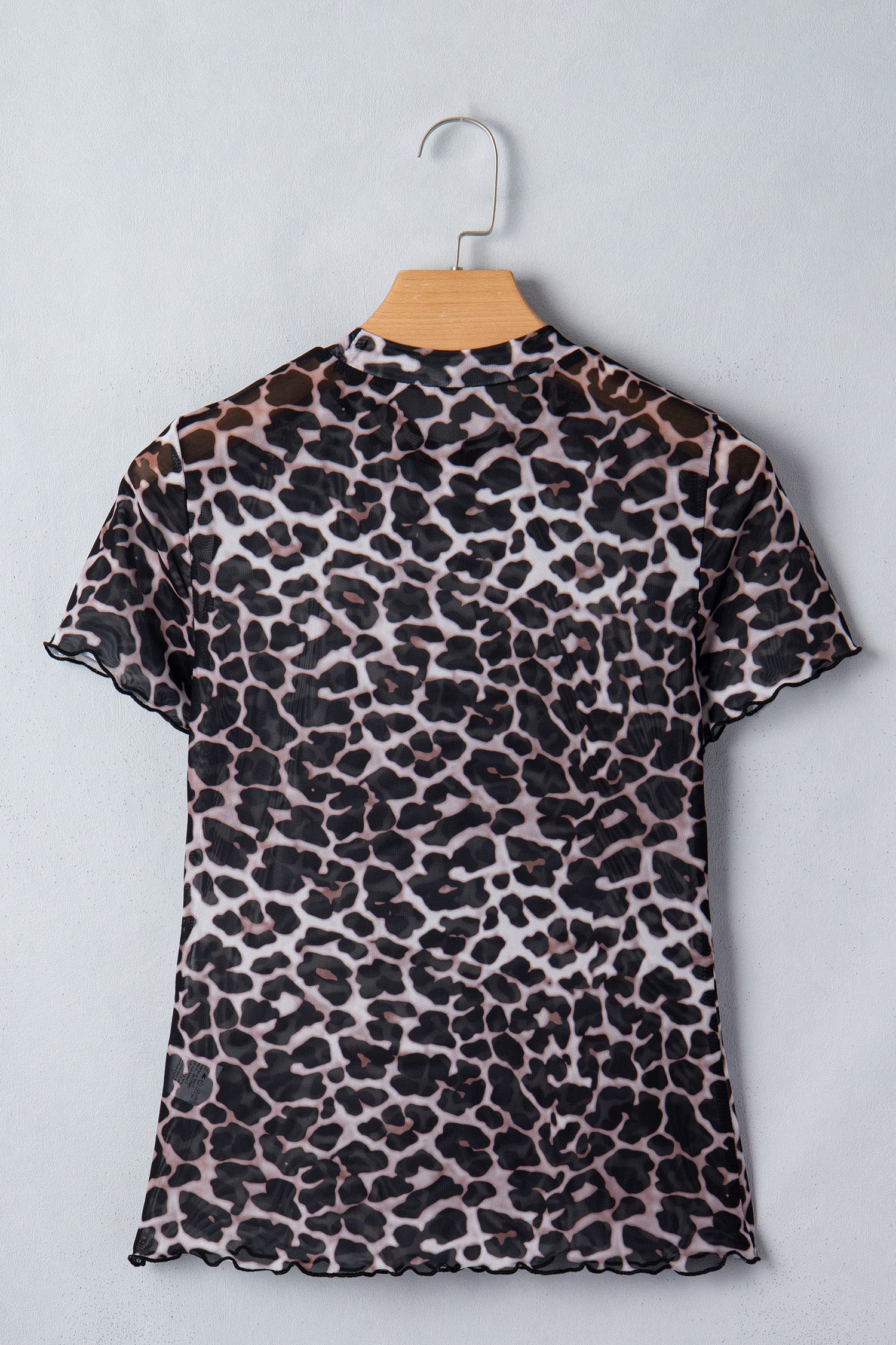 Wild Side Leopard Mesh Top