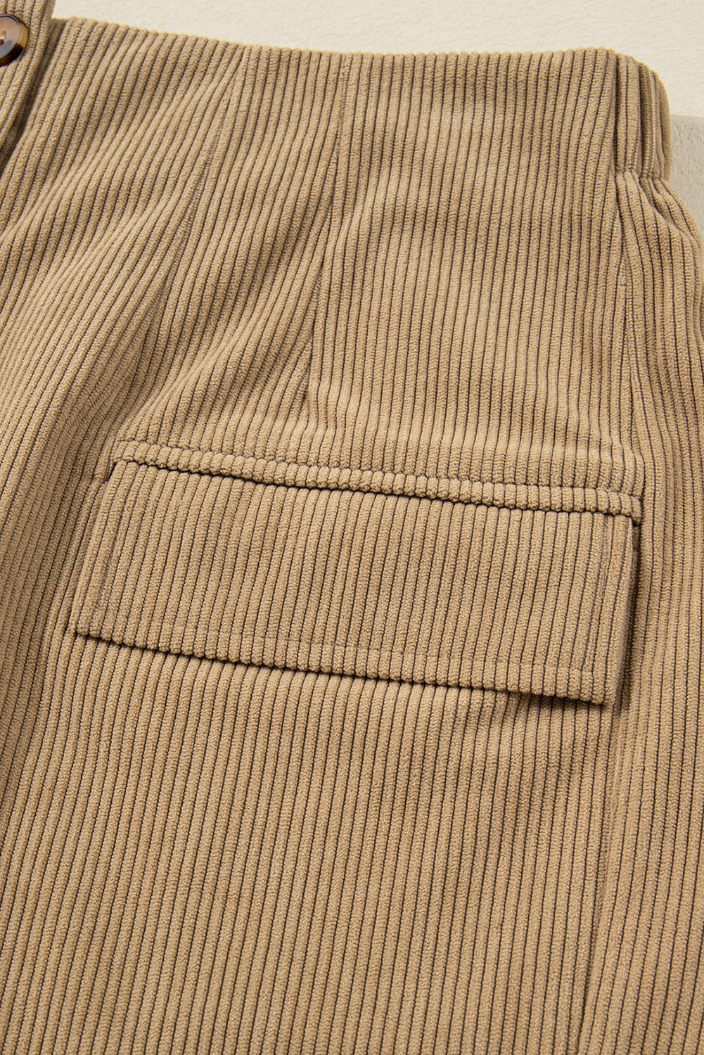 Frontier Camel Corduroy Mini Skirt