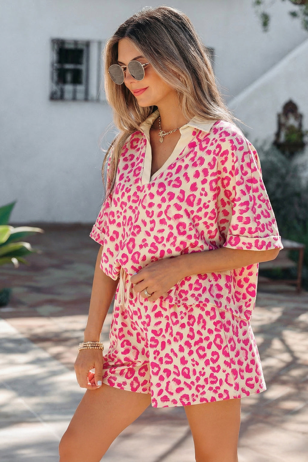 Wild West Leopard Short Set