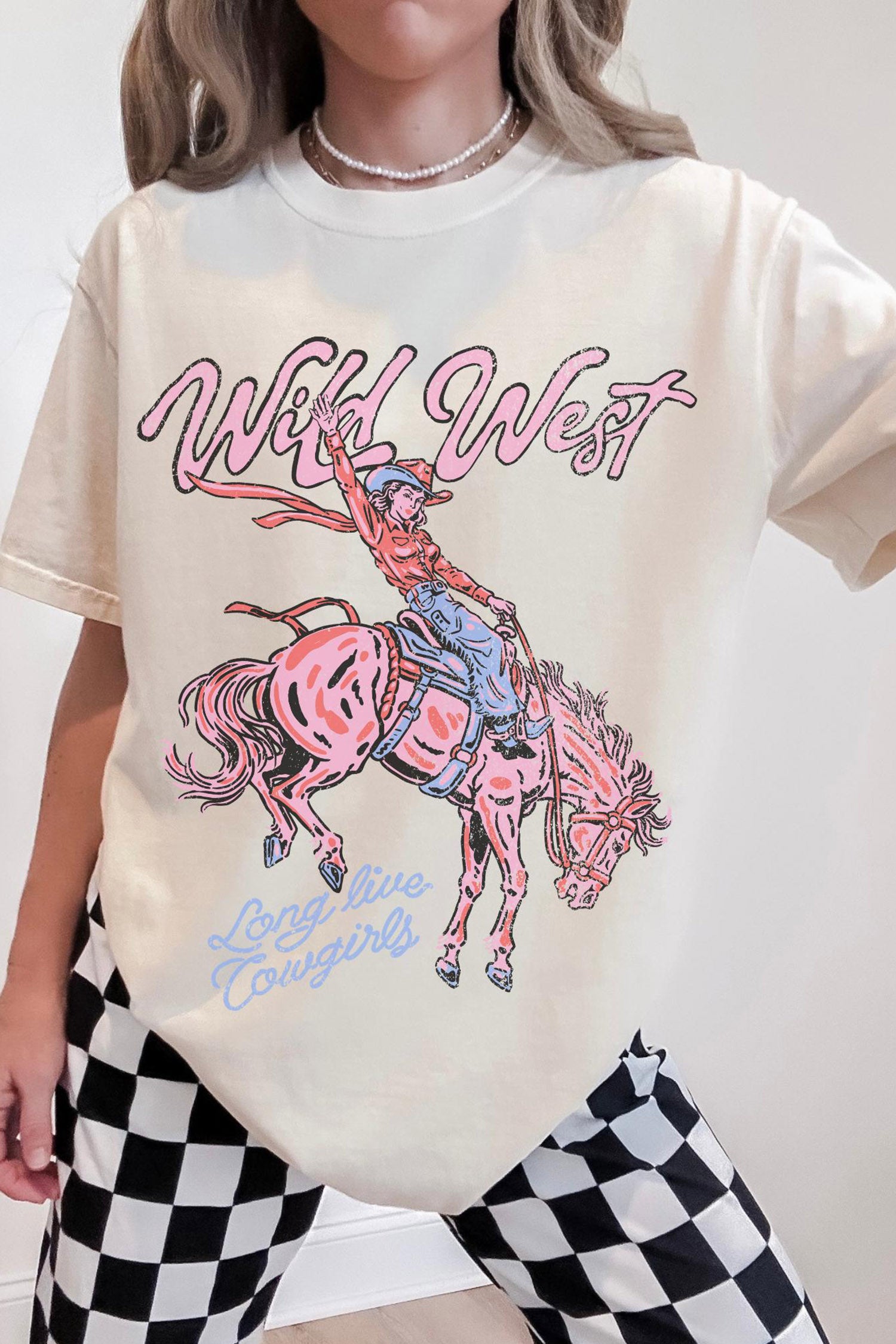 Wild West Cowgirl Rodeo Tunic Tee