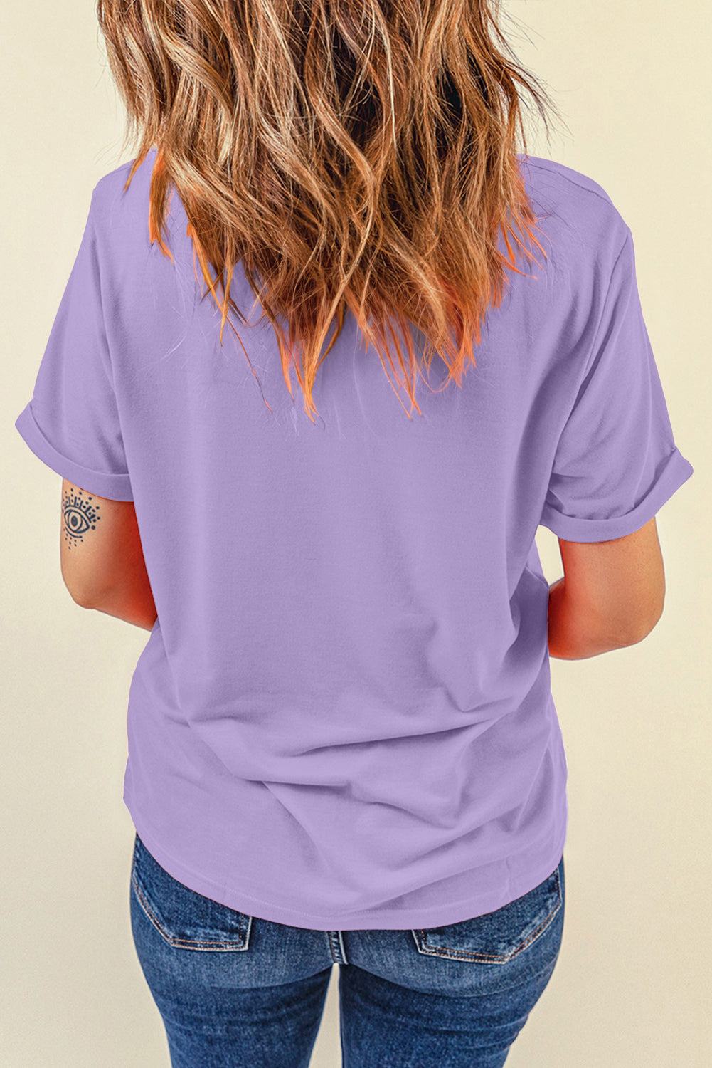 Mardi Gras Sequin Graphic Tee