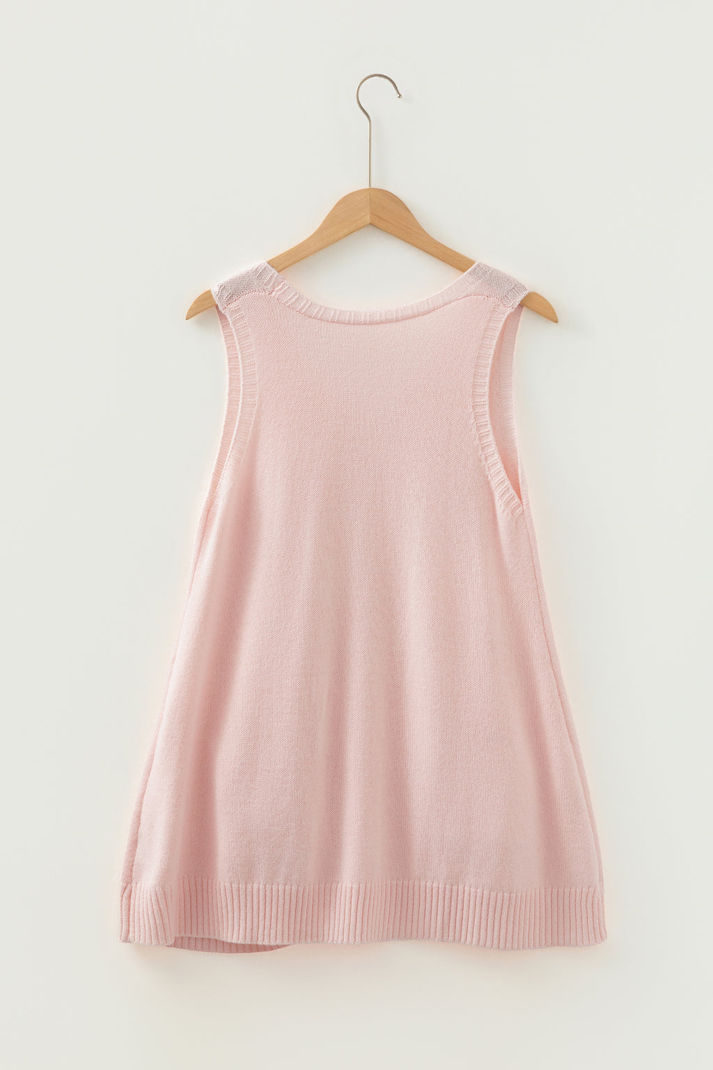 Easy Layer Pocket Tunic Sweater Vest
