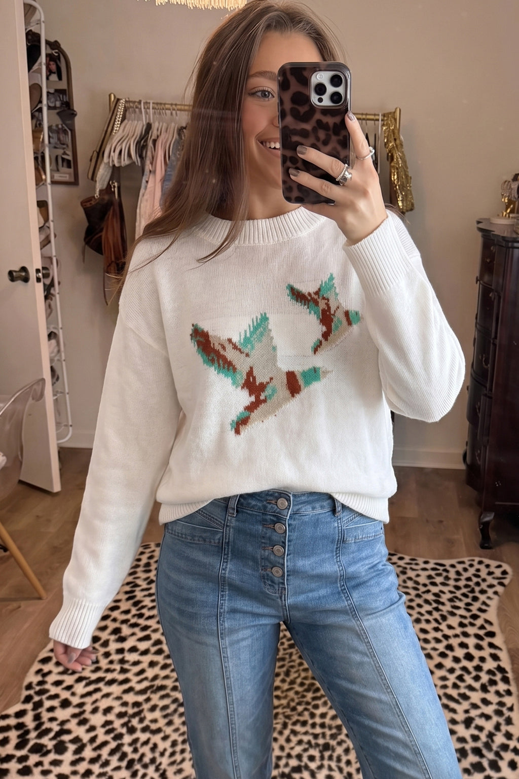 Mallard Country Pullover Sweater