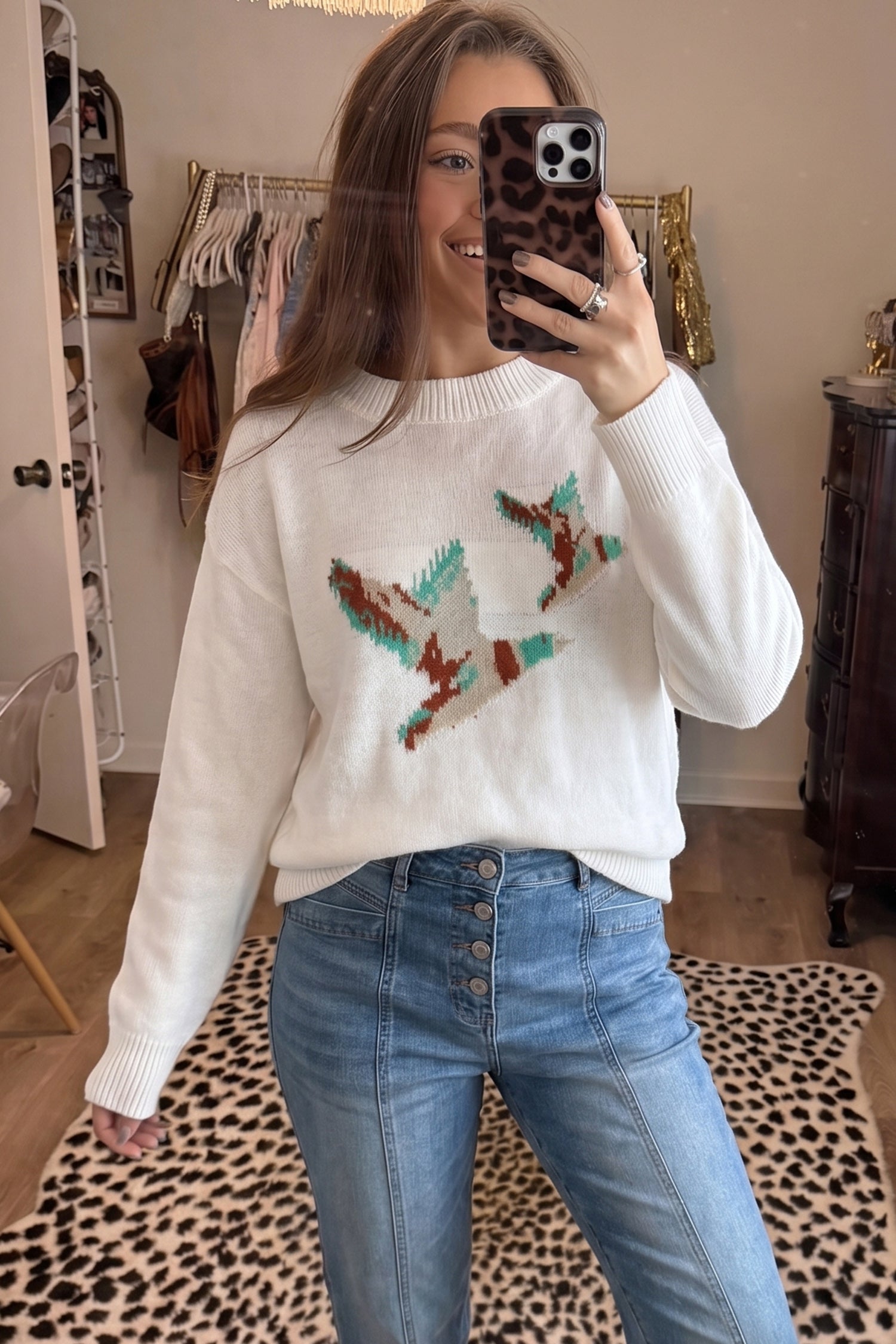 Mallard Country Pullover Sweater